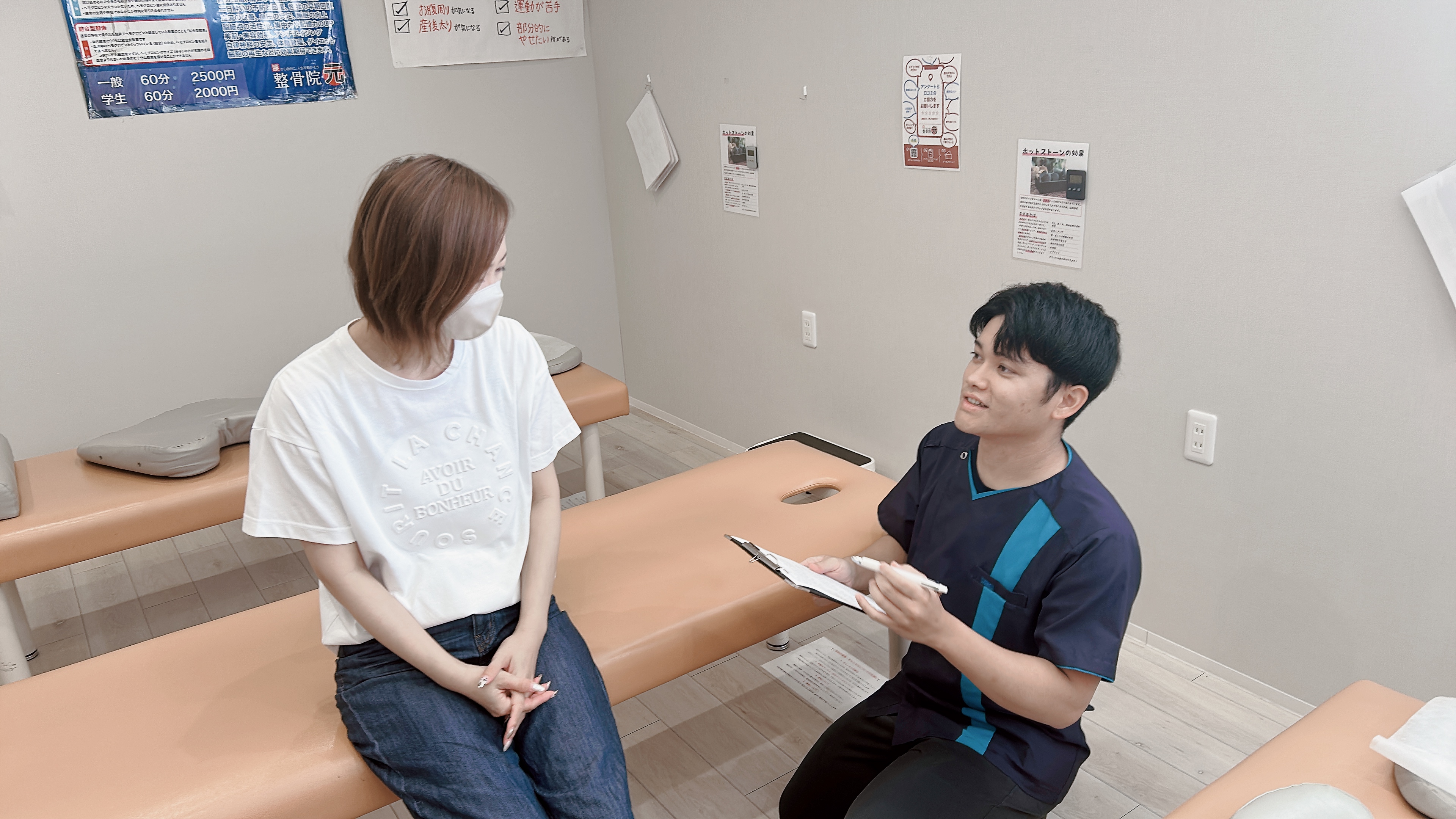 交通事故後のサポートの様子