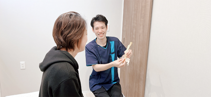 痛みの予防に務める