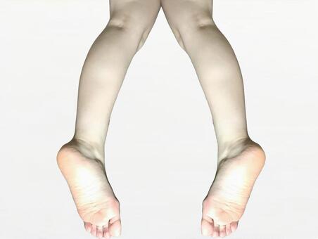 X脚の脚の写真