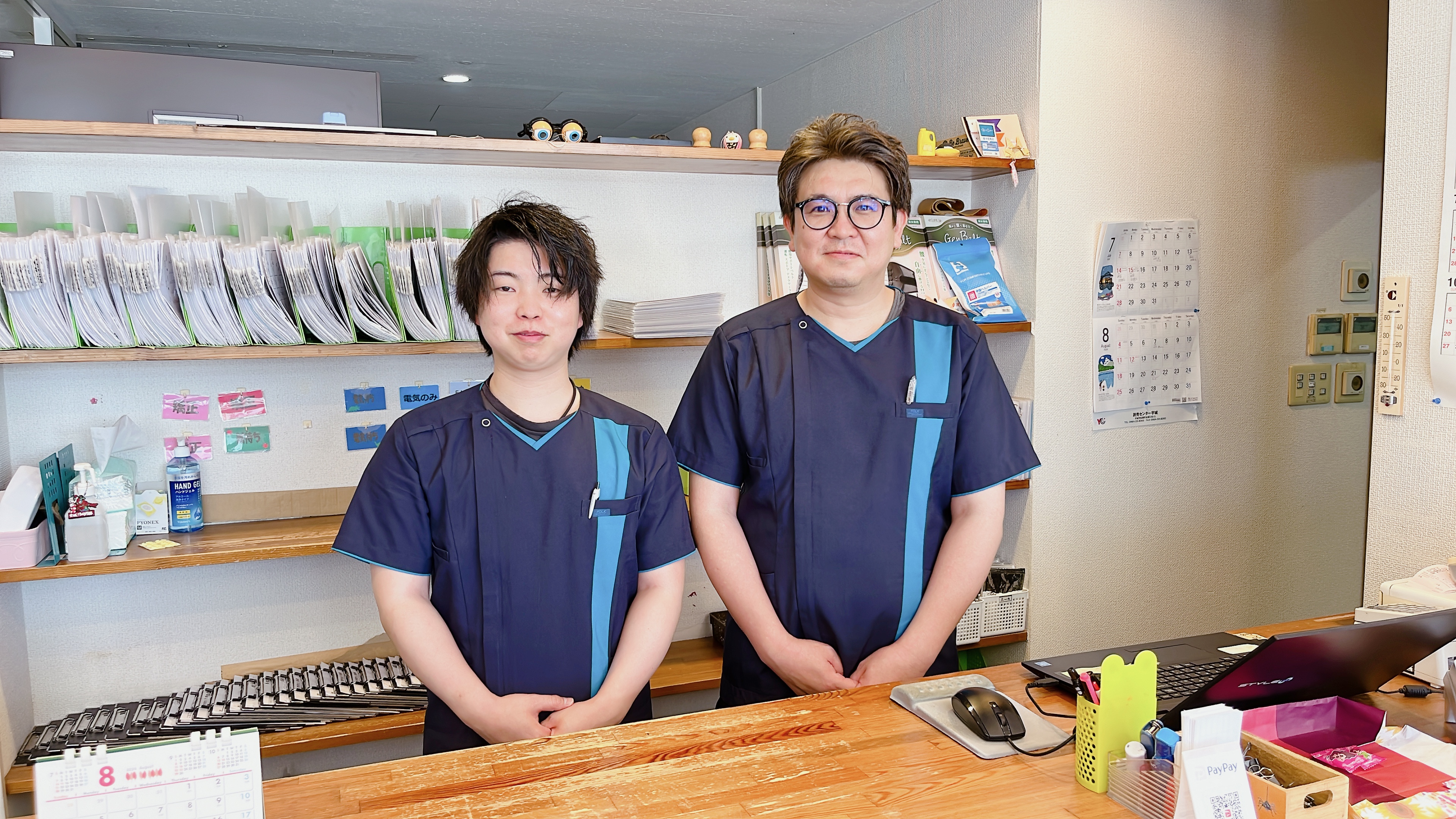 受付・カウンセリングの様子