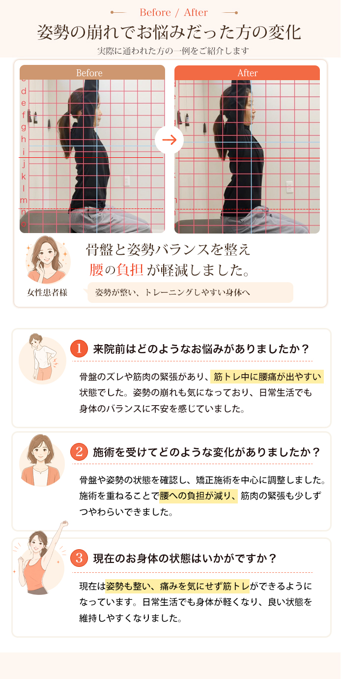 患者様の声2・ビフォーアフター